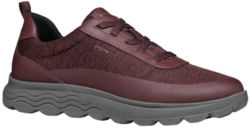 Geox Herren U SPHERICA A Sneaker, Wine, 46 EU Geox Herren U SPHERICA A Sneaker, Wine, 46 EU von Geox