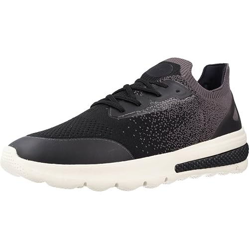 Geox U SPHERICA ACTIF A Sneaker, Black/Anthracite von Geox