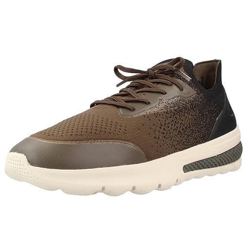 Geox Herren U SPHERICA ACTIF A Sneaker, Military/Black, 40 EU von Geox