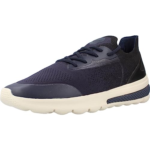 Geox Herren U SPHERICA ACTIF A Sneaker, Navy/Black, 39 EU von Geox