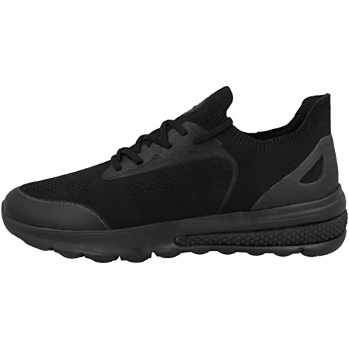 Geox Herren U SPHERICA ACTIF Sneaker, Black, 44 EU von Geox