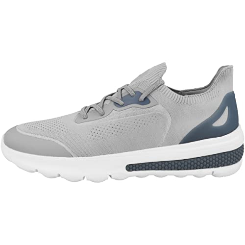 Geox Herren U SPHERICA ACTIF Sneaker, LT Grey, 41 EU von Geox