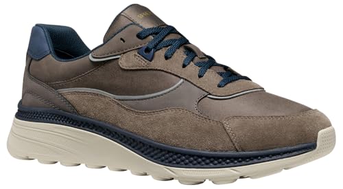 Geox Herren U SPHERICA ACTIF X1 Sneaker, Grey, 39 EU von Geox