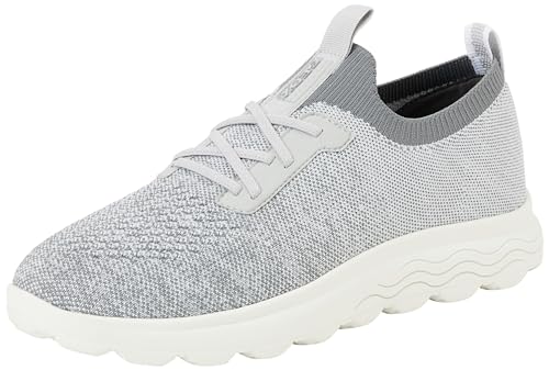 Geox Herren U SPHERICA D Sneaker, Grey/LT Grey, 44 EU von Geox