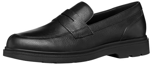 Geox Herren U SPHERICA EC1 A Moccasin, Black, 43.5 EU von Geox