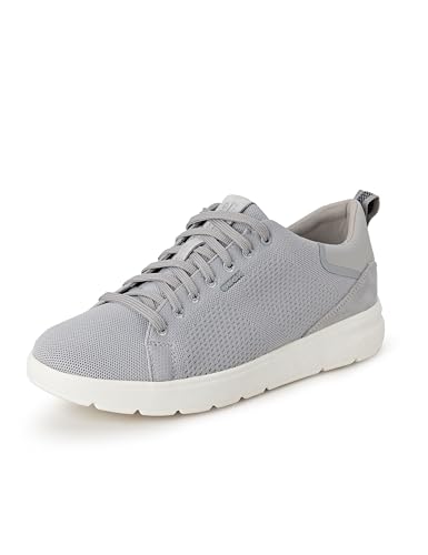 Geox Herren U SPHERICA EC4 Sneaker, LT Grey, 42 EU von Geox