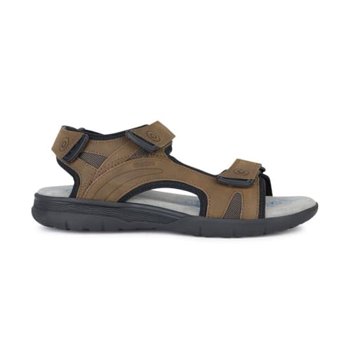 Geox Herren U SPHERICA EC5 A Sport Sandal, Coffee, 41 EU von Geox