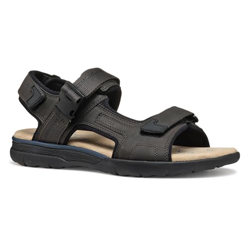 Geox Herren U SPHERICA EC5 B Sport Sandal, Dk Coffee, 45 EU von Geox