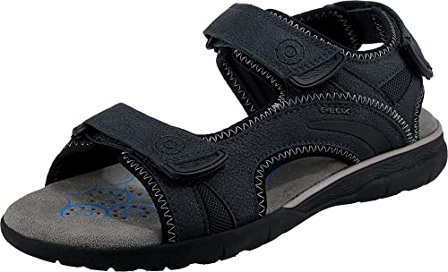 Geox Herren U Spherica Ec5 Sandalen, Navy, 41 EU von Geox