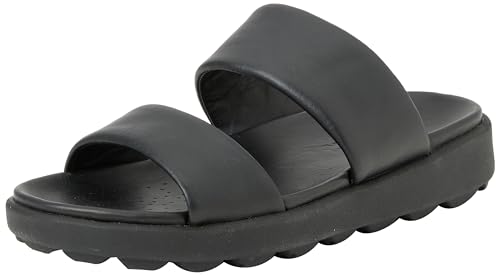 Geox Herren U SPHERICA EC6 A Slide Sandal, Black, 39 EU von Geox