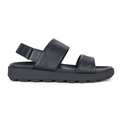 Geox Herren U SPHERICA EC6 C Slide Sandal, Black, 43 EU von Geox