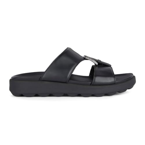 Geox Herren U SPHERICA EC6 D Slide Sandal, Black, 42 EU von Geox