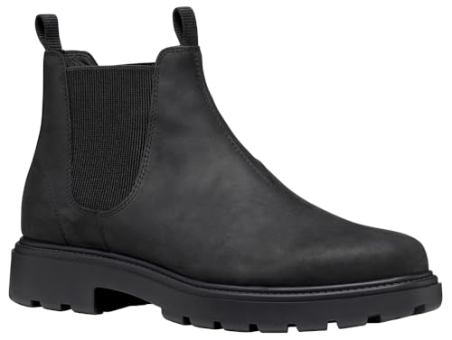 Geox Herren U SPHERICA EC7 Ankle Boot, Black, 45 EU von Geox