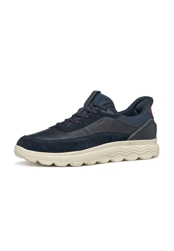 Geox Herren U SPHERICA Plus A Sneaker, Navy/DK AVIO, 45 EU von Geox