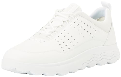 Geox Herren U SPHERICA Sneaker, White, 46 EU von Geox