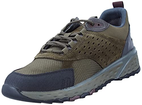 Geox Herren U Sterrato Sneakers, Dk Olive, 42 EU von Geox