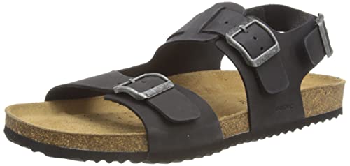 Geox Herren U Sandal Ghita A Sandalen,Schwarz,43 EU von Geox