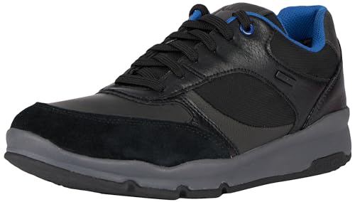 Geox Herren U Sandford B ABX A Sneaker, Black, 41 EU von Geox