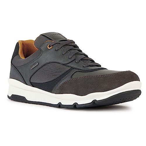 Geox Herren U Sandford B Abx Sneaker, Anthrazit, 45 EU von Geox