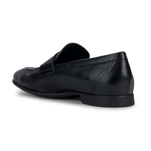 Geox Herren U Sapienza A Loafer, Black, 40 EU von Geox