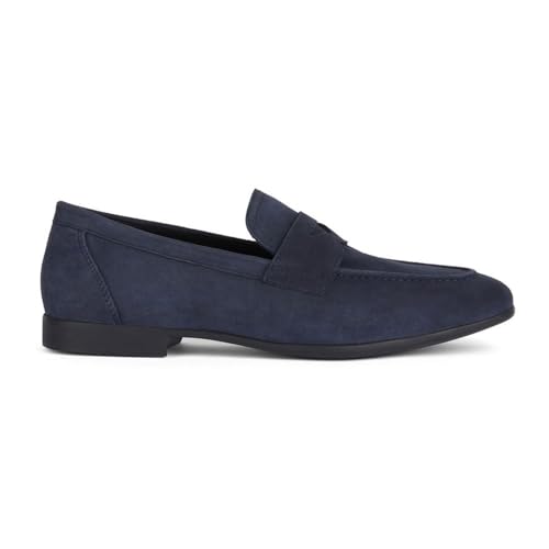 Geox Herren U Sapienza A Loafer, Navy, 44 EU Geox Herren U Sapienza A Loafer, Navy, 44 EU von Geox