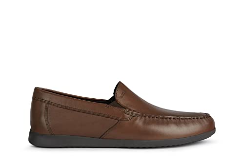 Geox Herren U-sile Mokassins, Lt Brown, 43 EU von Geox