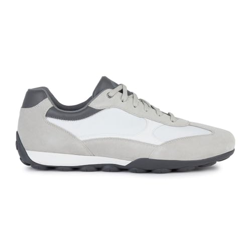 Geox Herren U Snake 2.0 C Sneaker, LT Grey/White, 43 EU Geox Herren U Snake 2.0 C Sneaker, LT Grey/White, 43 EU von Geox