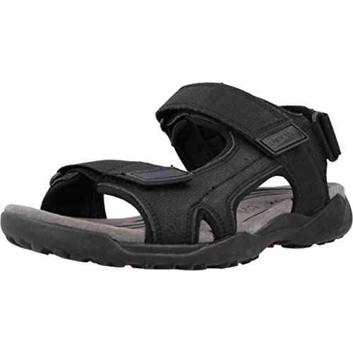 Geox U TERRENO + Grip Sandal, Black, 41 EU von Geox