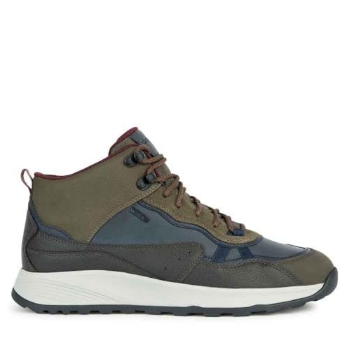 Geox Herren U TERRESTRE B ABX A Sneaker, Navy/DK Coffee, 41 EU von Geox