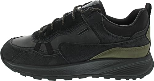 Geox Herren U TERRESTRE B ABX C Sneaker, Black/Military, 41 EU von Geox