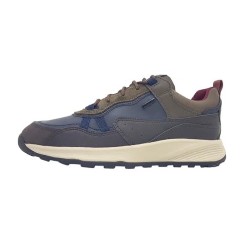 Geox Herren U TERRESTRE B ABX C Sneaker, Navy/DK Coffee, 43 EU von Geox