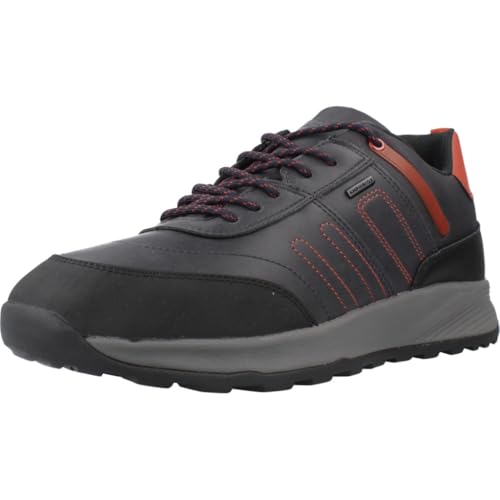 Geox Herren U TERRESTRE B WPF A Sneaker, Navy/DK ORANGE, 44 EU von Geox
