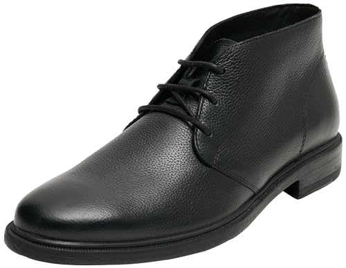 Geox Herren U Terence Ankle Boot, Black, 43 EU von Geox