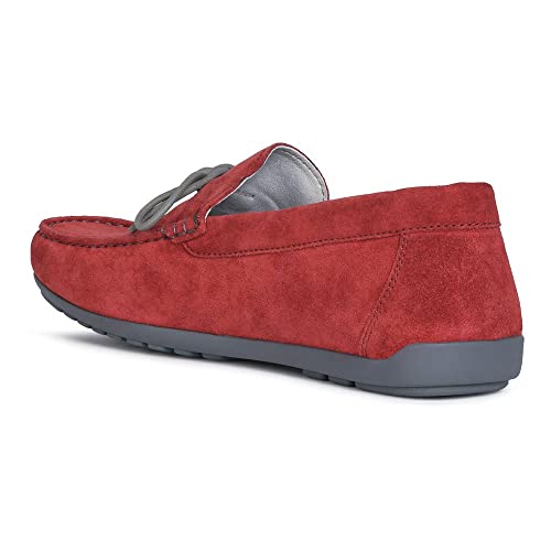 Geox Herren U Tivoli A Mokassins,Rot,42 EU von Geox