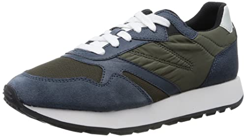 Geox U VICENDA Sneaker, LT Olive/Jeans, 40 EU von Geox