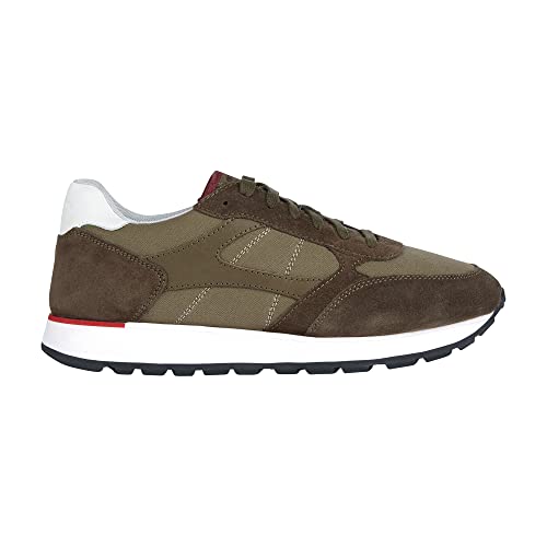 Geox Herren U VICENDA Sneaker, Musk/Military, 42 EU von Geox