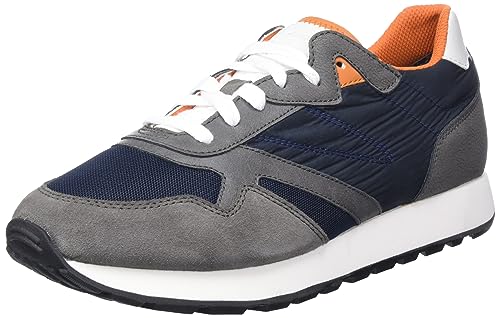 Geox U VICENDA Sneaker, Navy/Grey, 39 EU von Geox