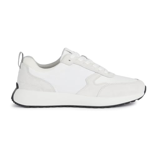 Geox Herren U VOLPIANO A Sneaker, Off White/White, 42 EU von Geox