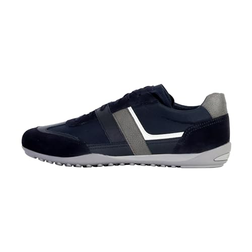 Geox Herren U Wells A Sneaker, Navy, 44 EU von Geox