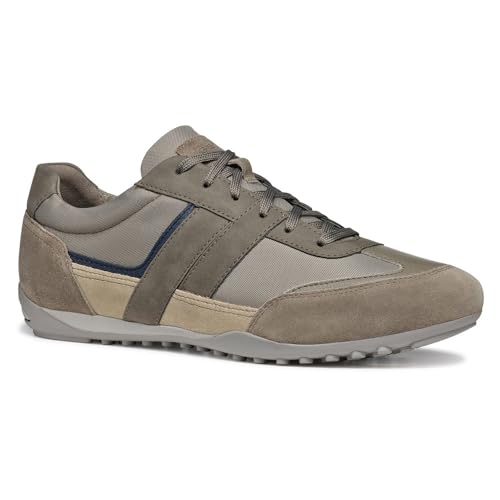 Geox Herren U Wells A Sneaker, Taupe, 41 EU von Geox