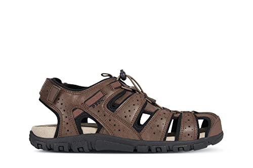 Geox Jungen Uomo Strada B Sandalen, Braun, 40 EU von Geox