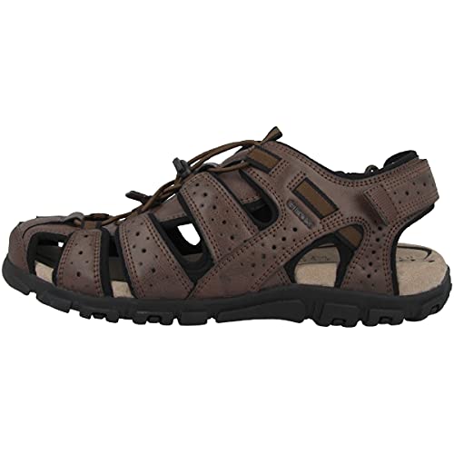 Geox Herren Uomo Sandal Strada B Sandalen, Braun, 41 EU von Geox