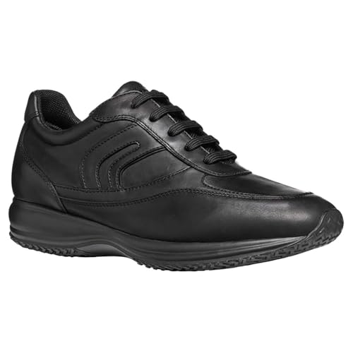 Geox Herren Uomo Happy A Sneaker, Black, 44 EU Geox Herren Uomo Happy A Sneaker, Black, 44 EU von Geox
