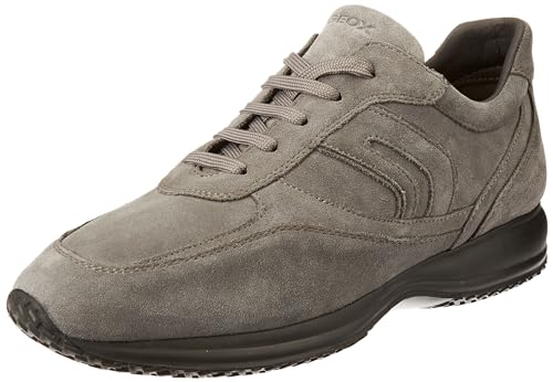 Geox Herren Uomo Happy P Sneaker, DK Grey, 40 EU von Geox