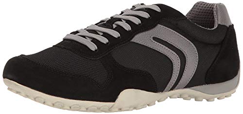 Geox Herren Uomo Snake C Sneakers, Schwarz (BLACK/GREYC0017), 44 EU von Geox