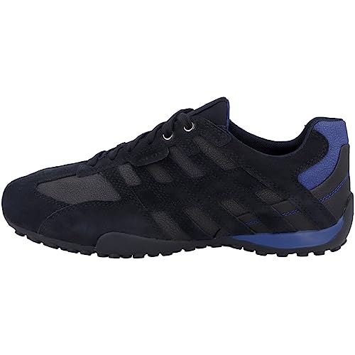 Geox Herren Uomo Snake K Sneaker, Navy/ROYAL, 43 EU von Geox