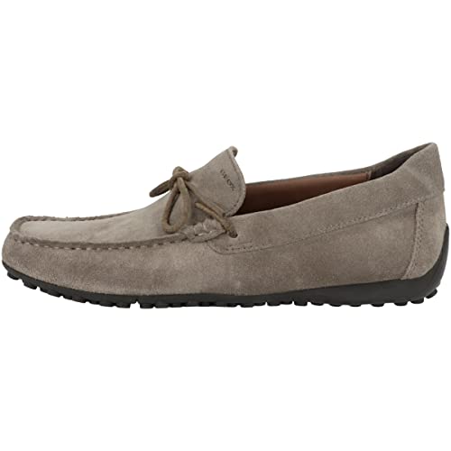 Geox Herren Uomo Snake Mocassino Moccasin, Dove Grey, 41.5 EU von Geox