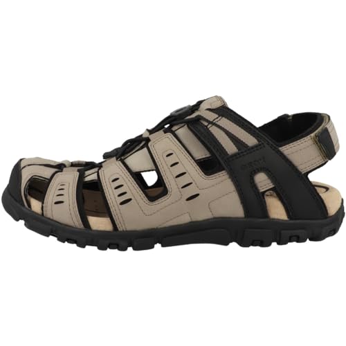 Geox Herren Uomo Strada C Sport Sandal, LT Taupe, 44 EU von Geox