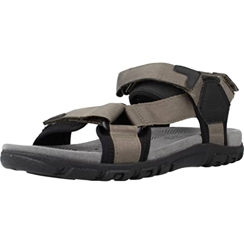 Geox Herren Uomo Strada Sandal, Military, 46 EU von Geox