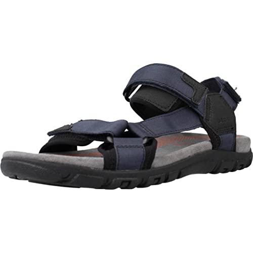 Geox Uomo Strada Sandal, Navy, 39 EU von Geox